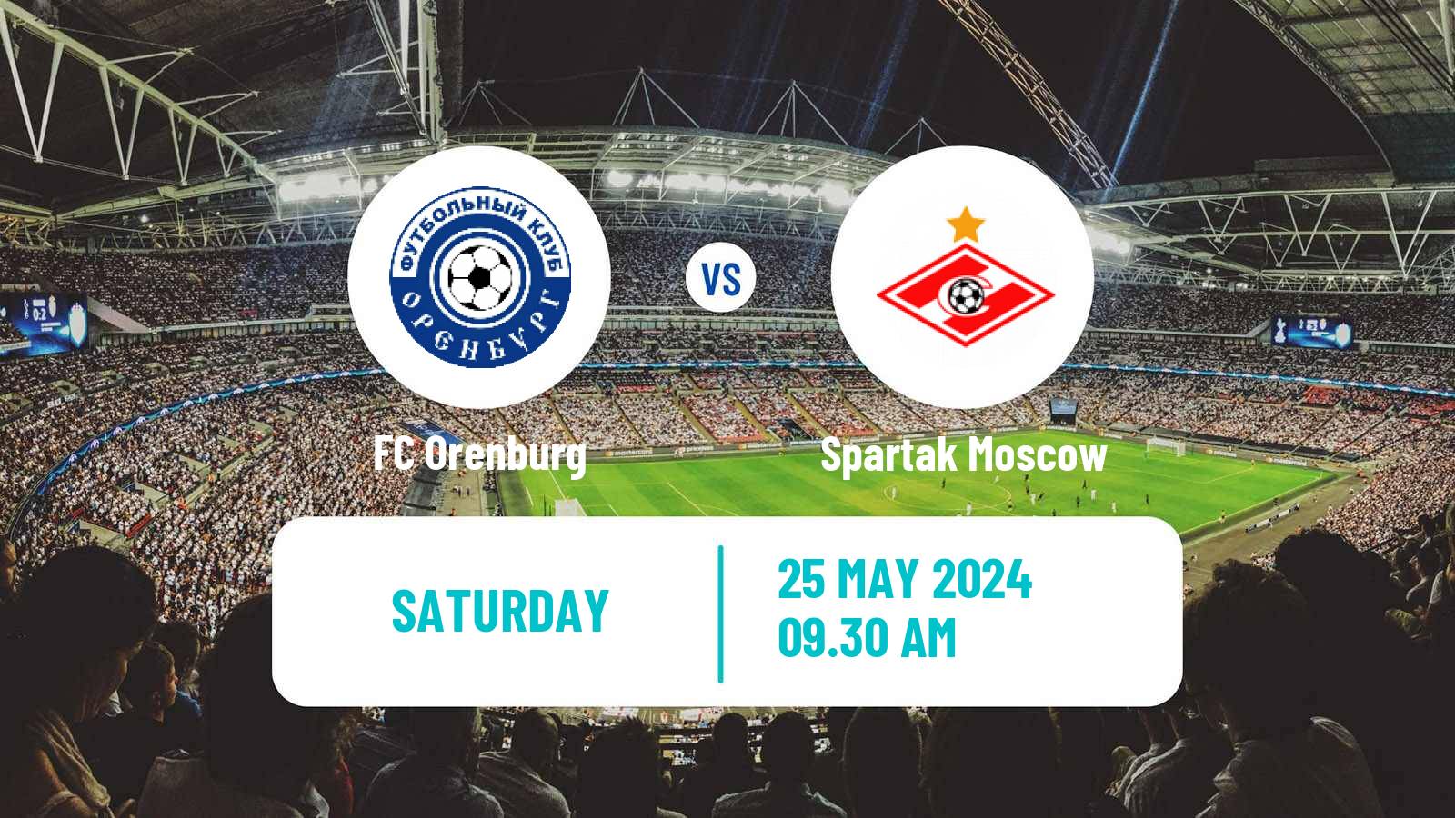 Soccer Russian Premier League Orenburg - Spartak Moscow