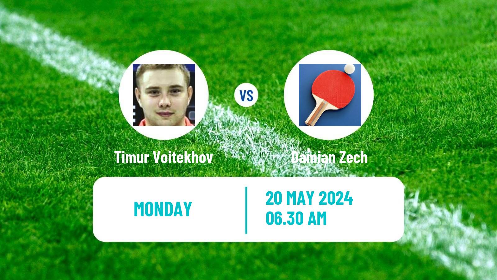 Table tennis Challenger Series Men Timur Voitekhov - Damian Zech