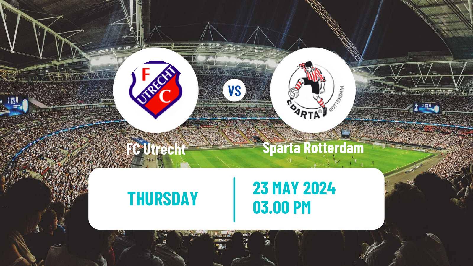Soccer Dutch Eredivisie Utrecht - Sparta Rotterdam
