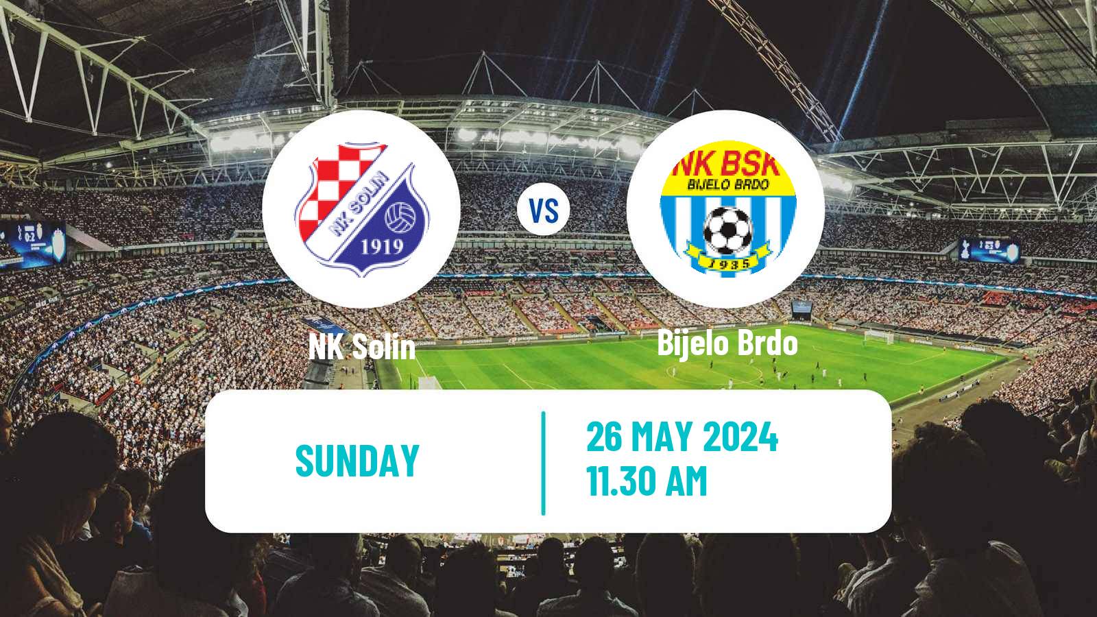 Soccer Croatian Prva NL Solin - Bijelo Brdo