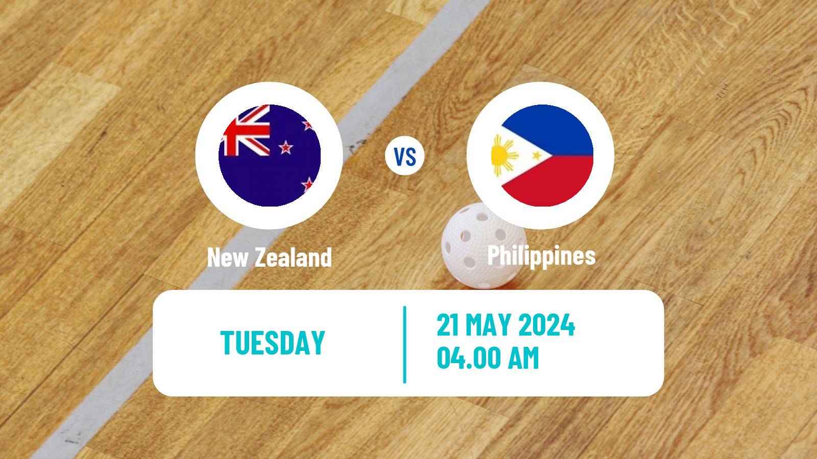 Floorball World Championship Floorball New Zealand - Philippines