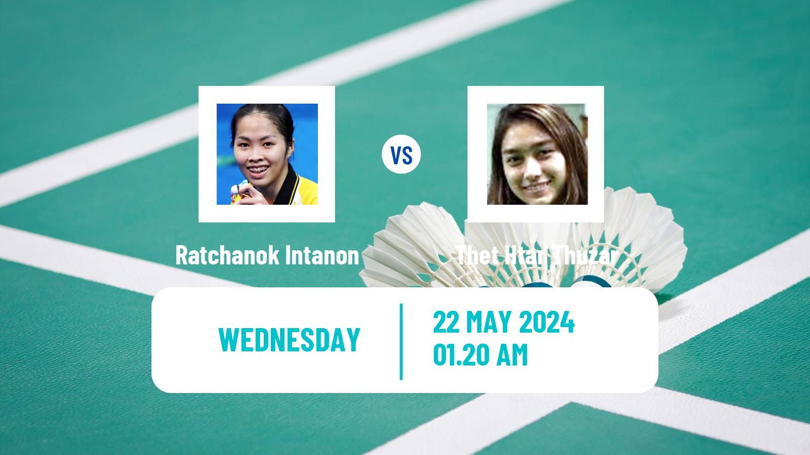 Badminton BWF World Tour Malaysia Masters Women Ratchanok Intanon - Thet Htar Thuzar