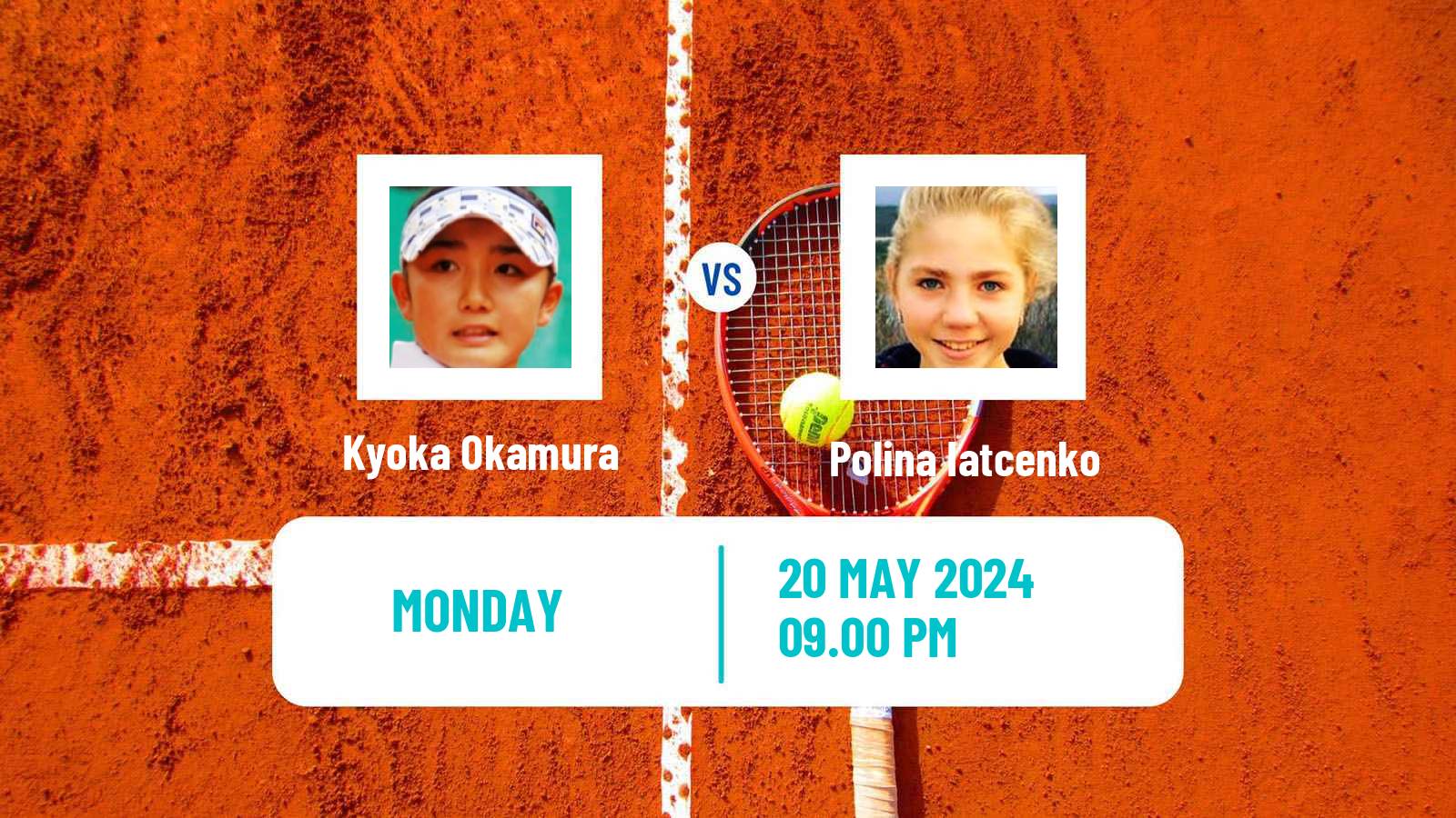 Tennis ITF W50 Goyang Women 2024 Kyoka Okamura - Polina Iatcenko