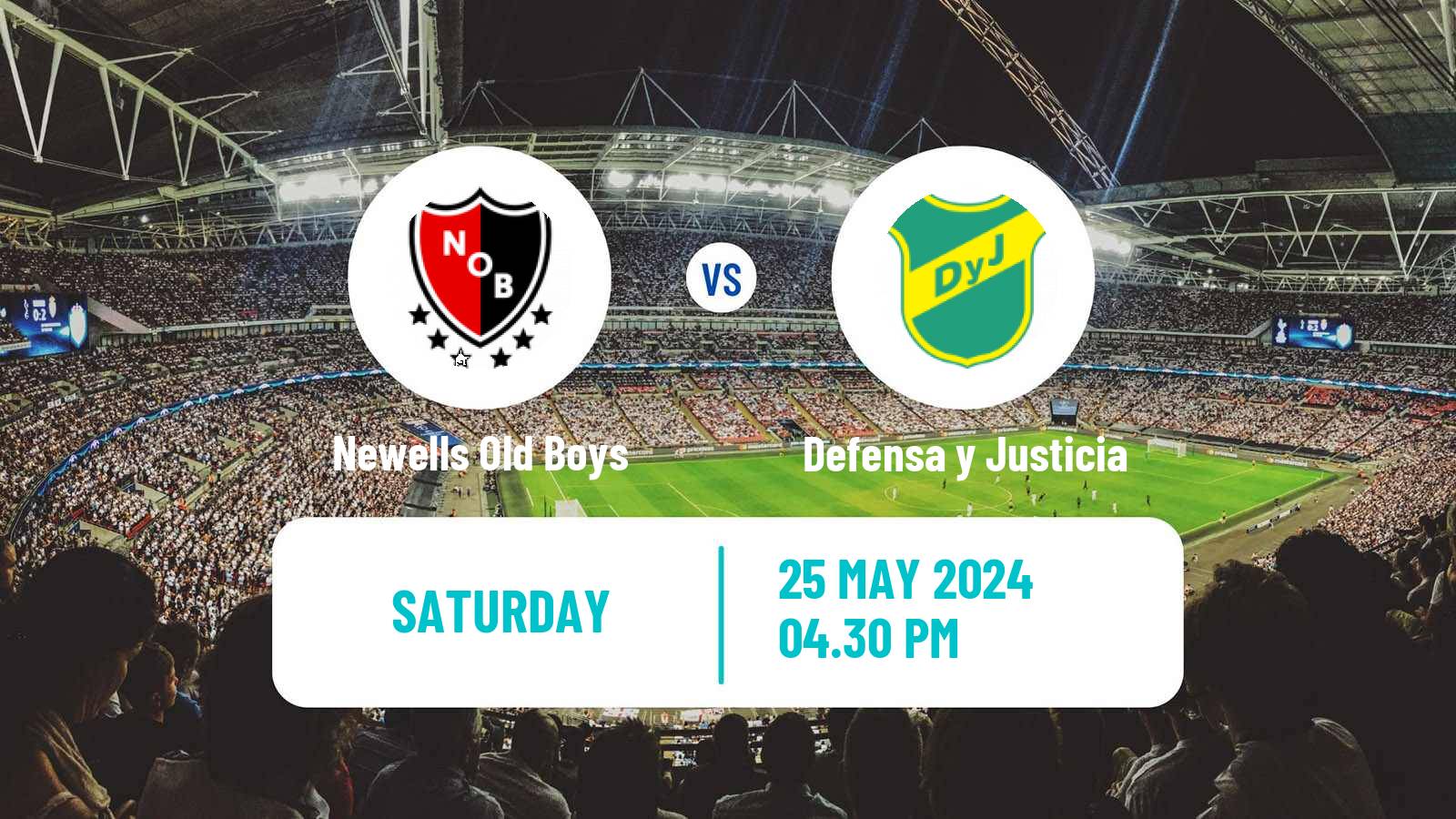 Soccer Argentinian Liga Profesional Newells Old Boys - Defensa y Justicia