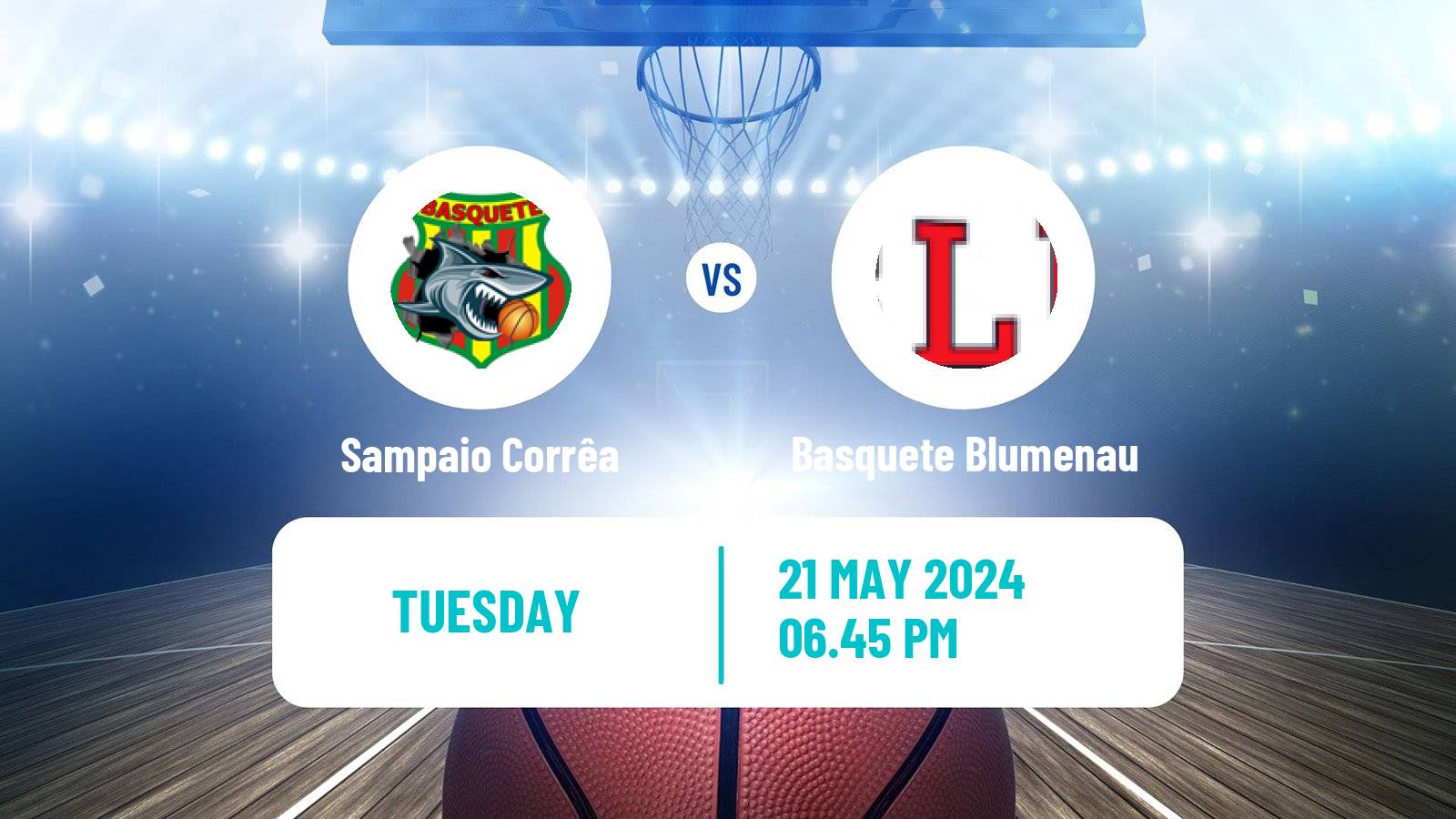 Basketball Brazilian LBF Women Sampaio Corrêa - Basquete Blumenau