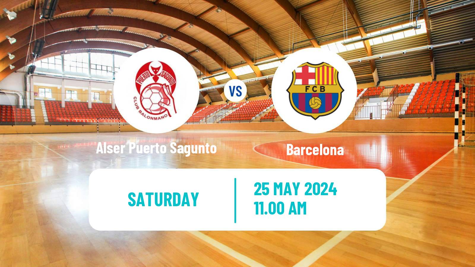 Handball Spanish Liga ASOBAL Alser Puerto Sagunto - Barcelona