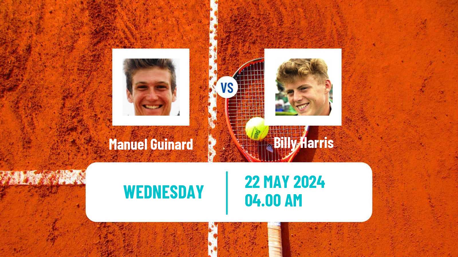 Tennis ATP Roland Garros Manuel Guinard - Billy Harris