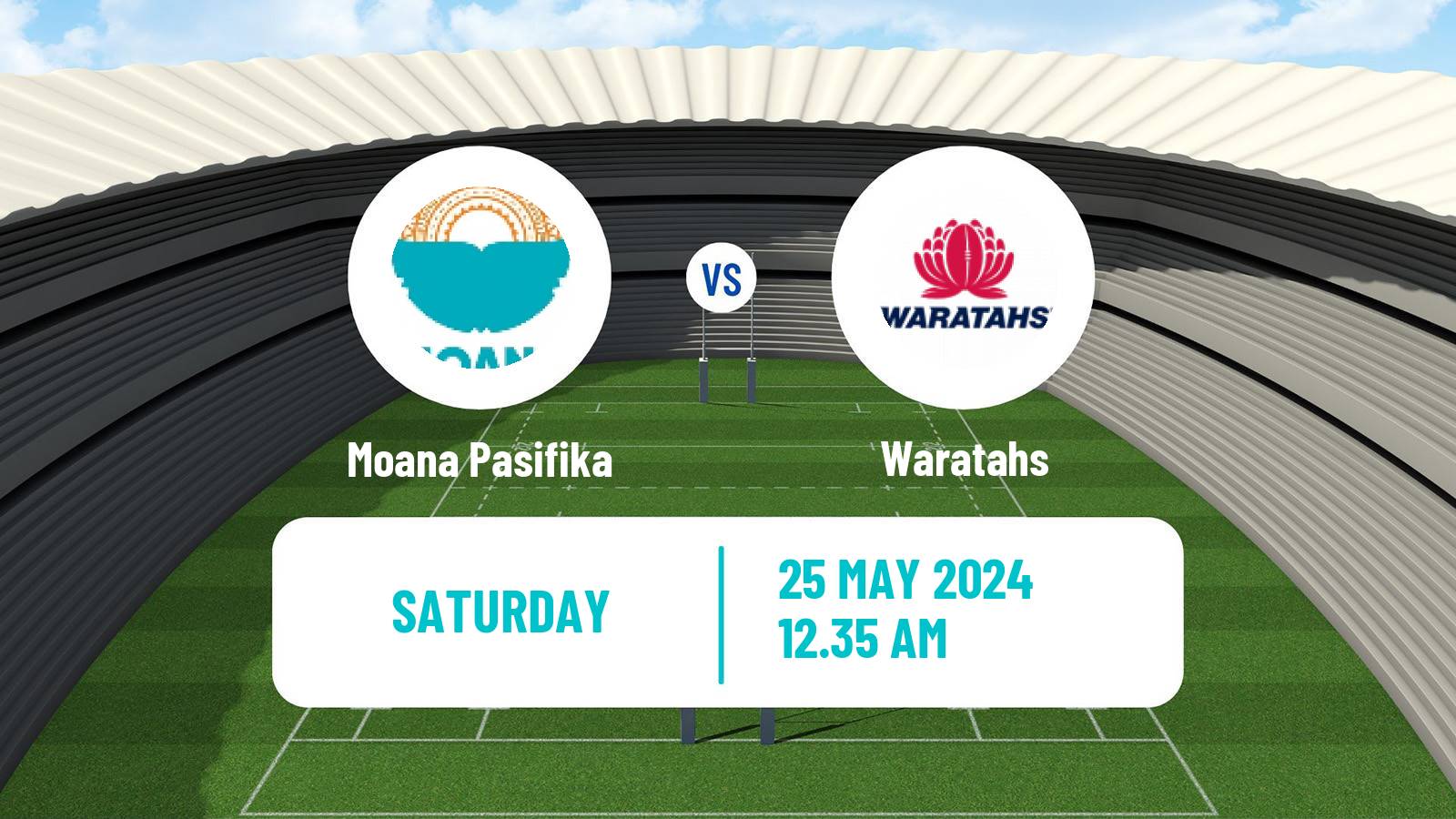 Rugby union Super Rugby Moana Pasifika - Waratahs