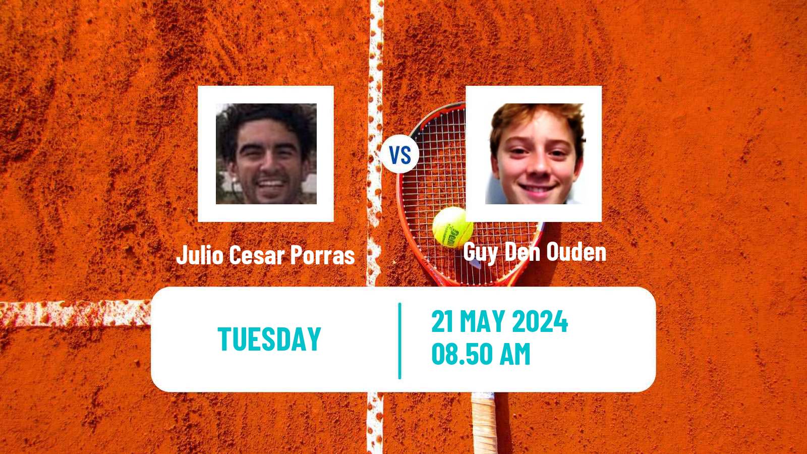 Tennis ITF M25 Mataro Men 2024 Julio Cesar Porras - Guy Den Ouden