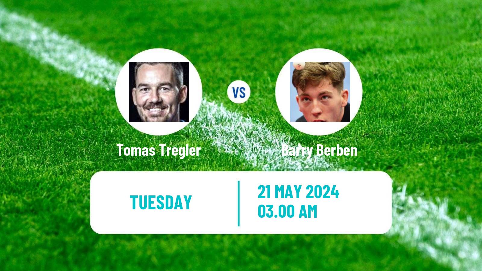 Table tennis Tt Star Series Men Tomas Tregler - Barry Berben