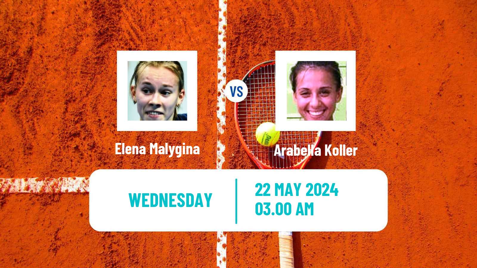 Tennis ITF W35 Annenheim Women Elena Malygina - Arabella Koller