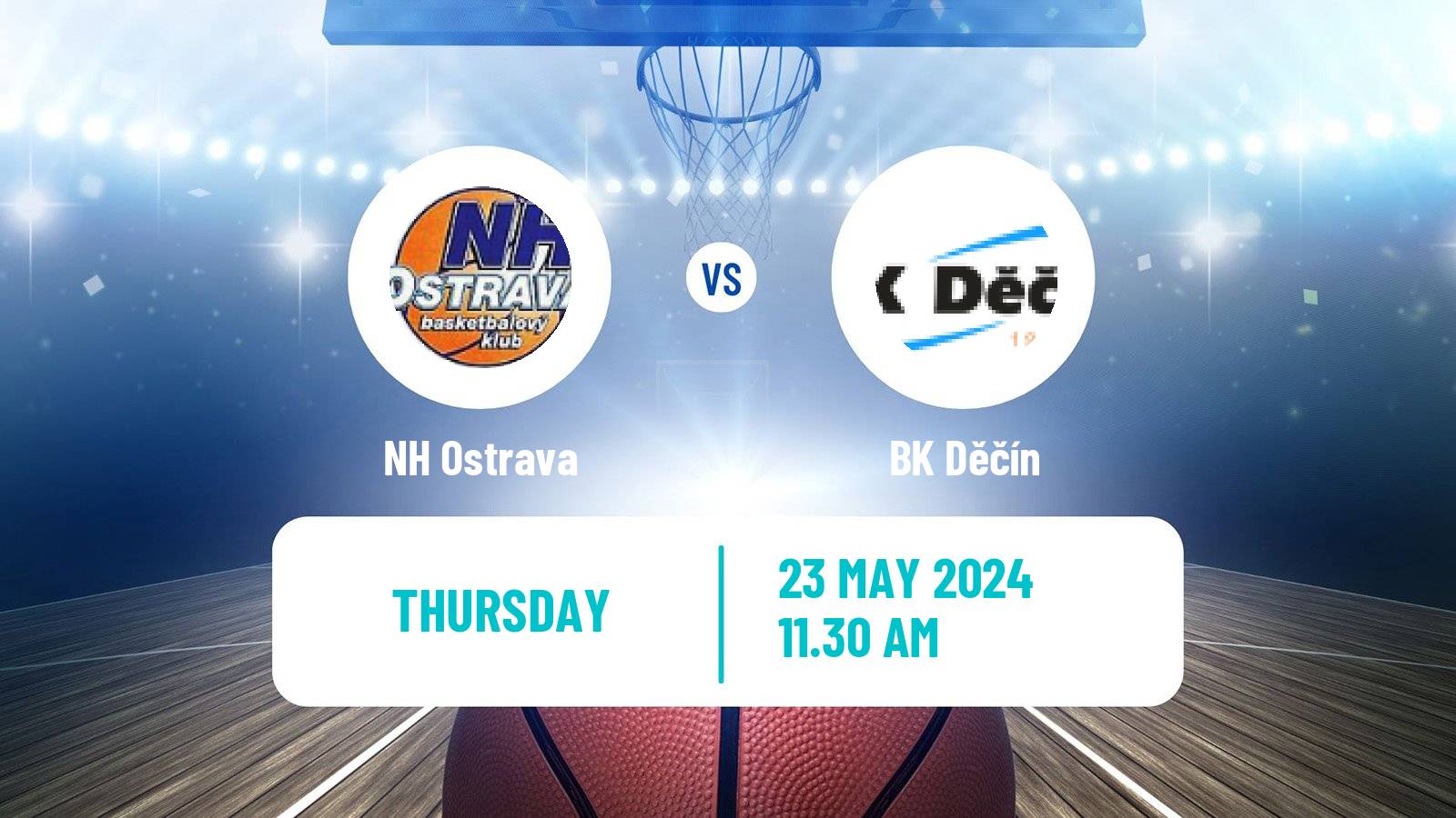 Basketball Czech NBL NH Ostrava - Děčín