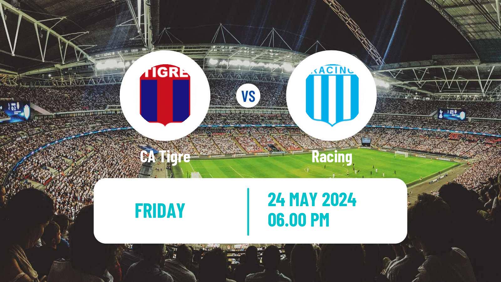 Soccer Argentinian Liga Profesional Tigre - Racing