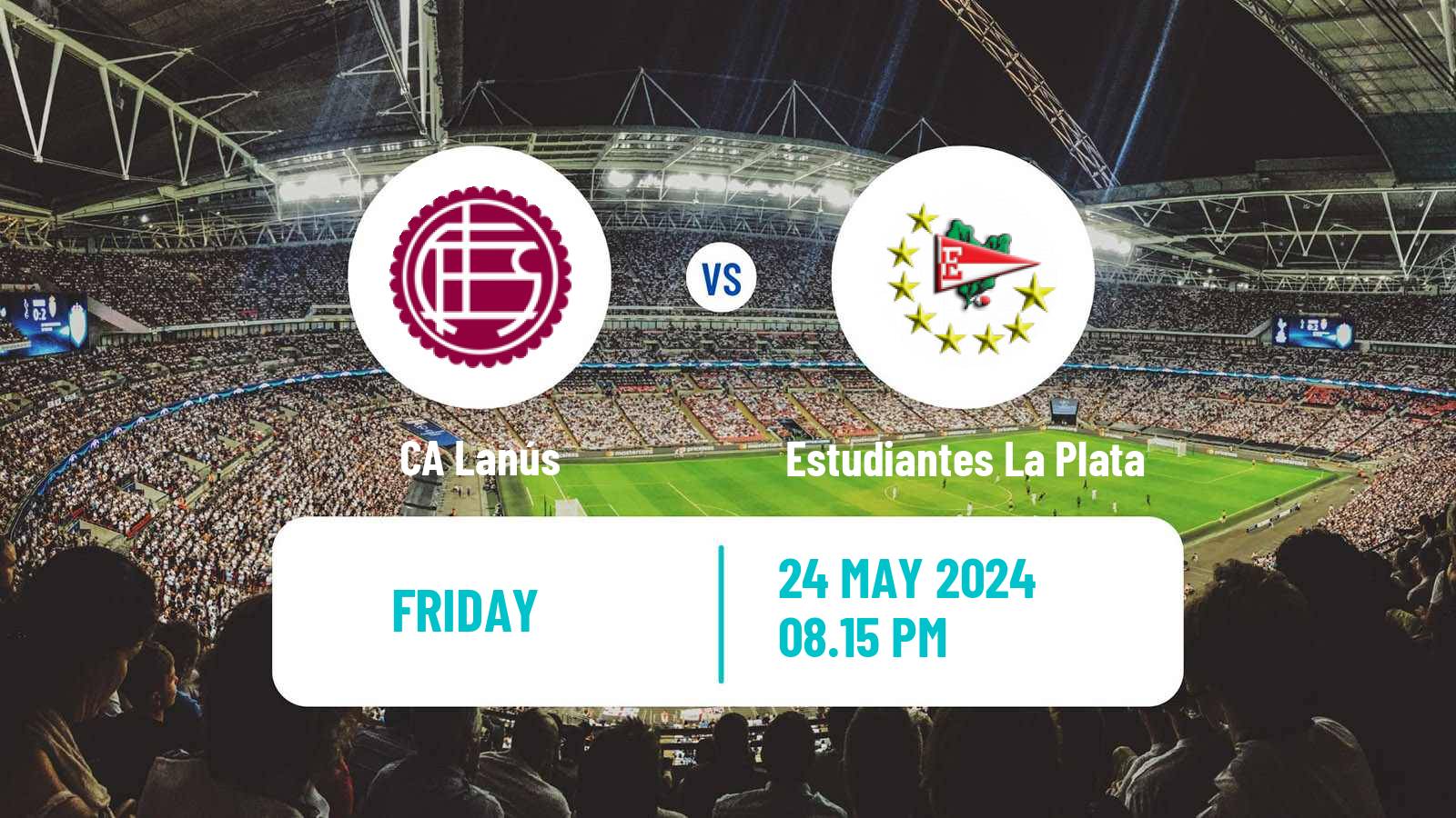 Soccer Argentinian Liga Profesional Lanús - Estudiantes La Plata