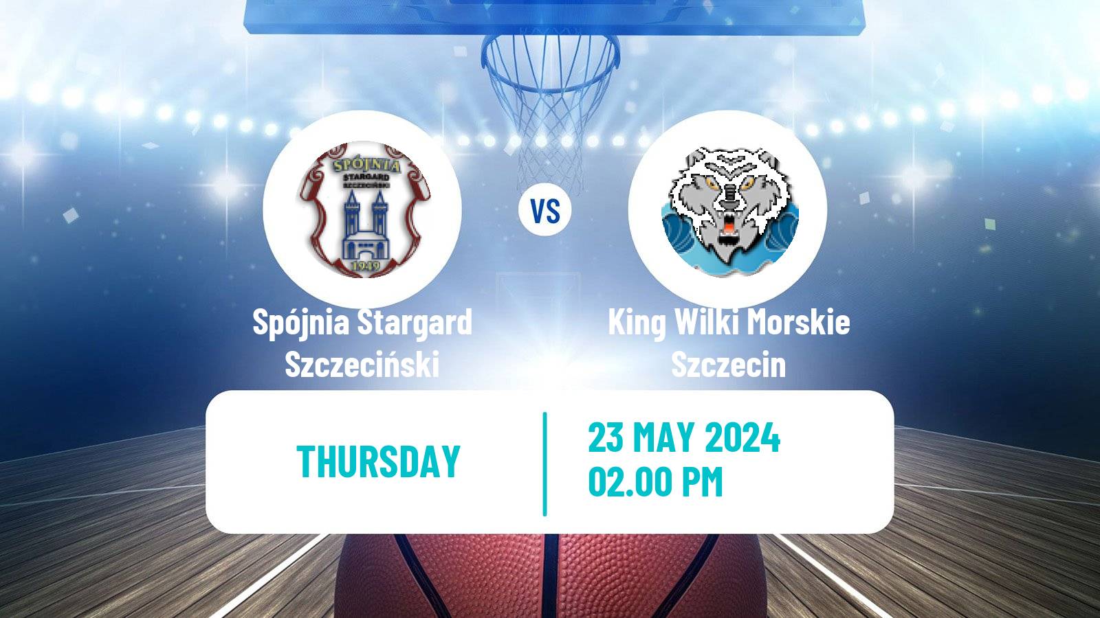 Basketball Polish Basket Liga Spójnia Stargard Szczeciński - King Wilki Morskie Szczecin