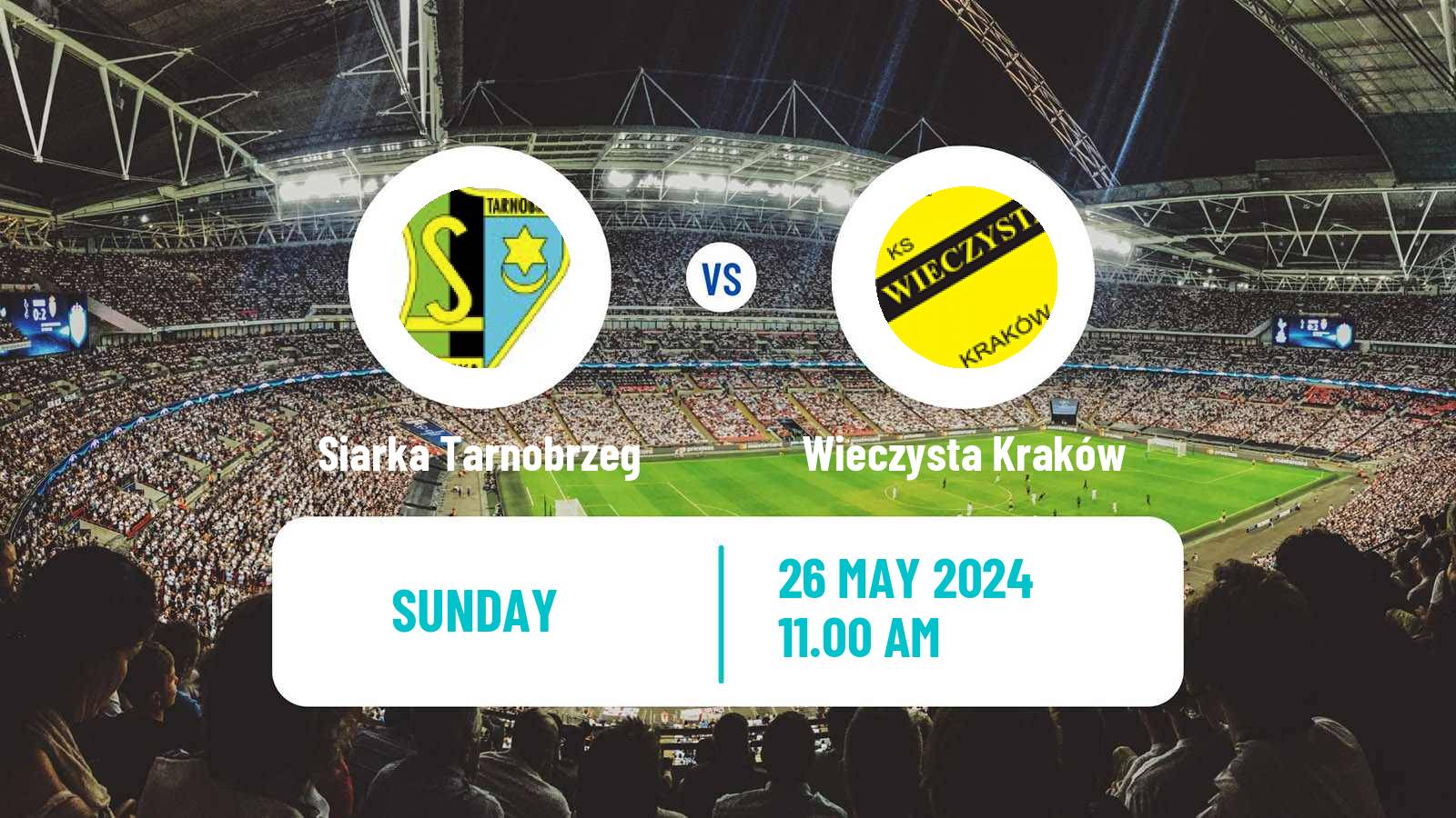 Soccer Polish Division 3 - Group IV Siarka Tarnobrzeg - Wieczysta Kraków