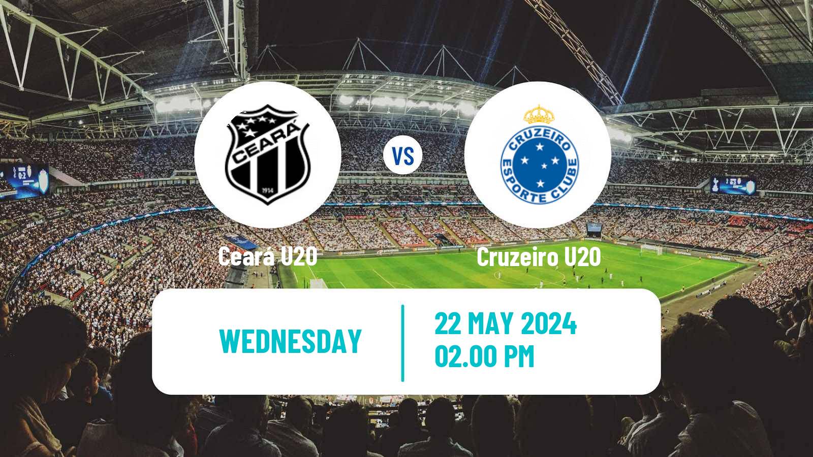 Soccer Brasileiro U20 Ceará U20 - Cruzeiro U20