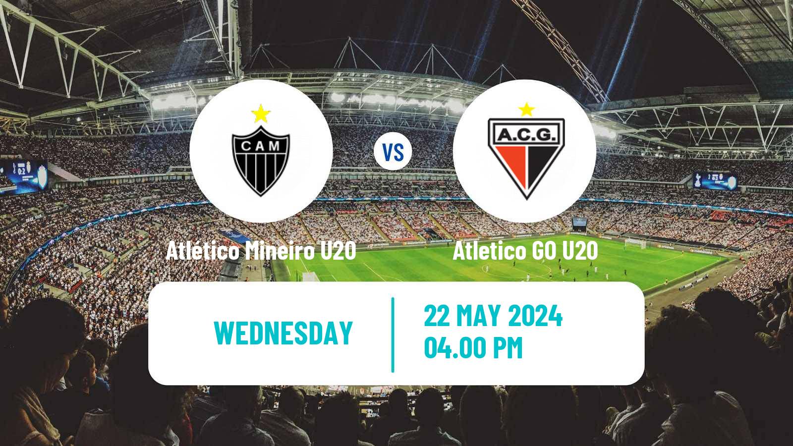 Soccer Brasileiro U20 Atlético Mineiro U20 - Atletico GO U20