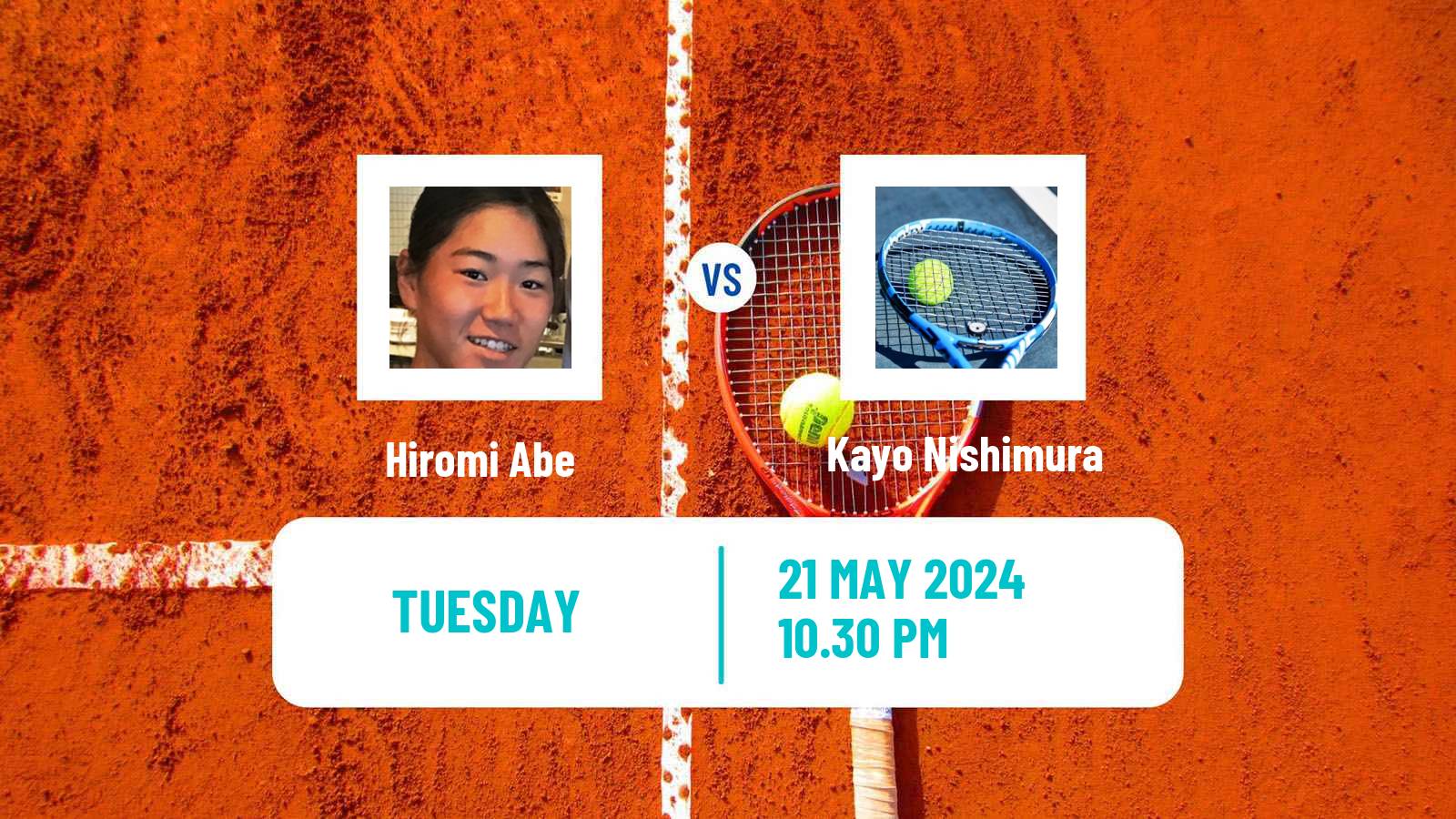 Tennis ITF W15 Fukui Women Hiromi Abe - Kayo Nishimura