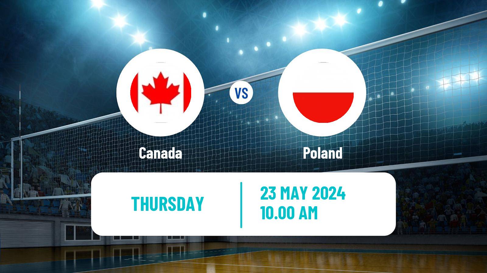 Volleyball Nations League Volleyball Canada - Poland