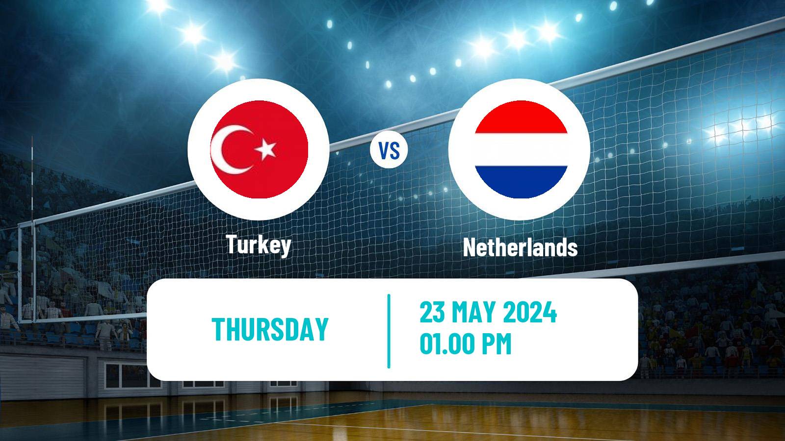 Volleyball Nations League Volleyball Turkey - Netherlands