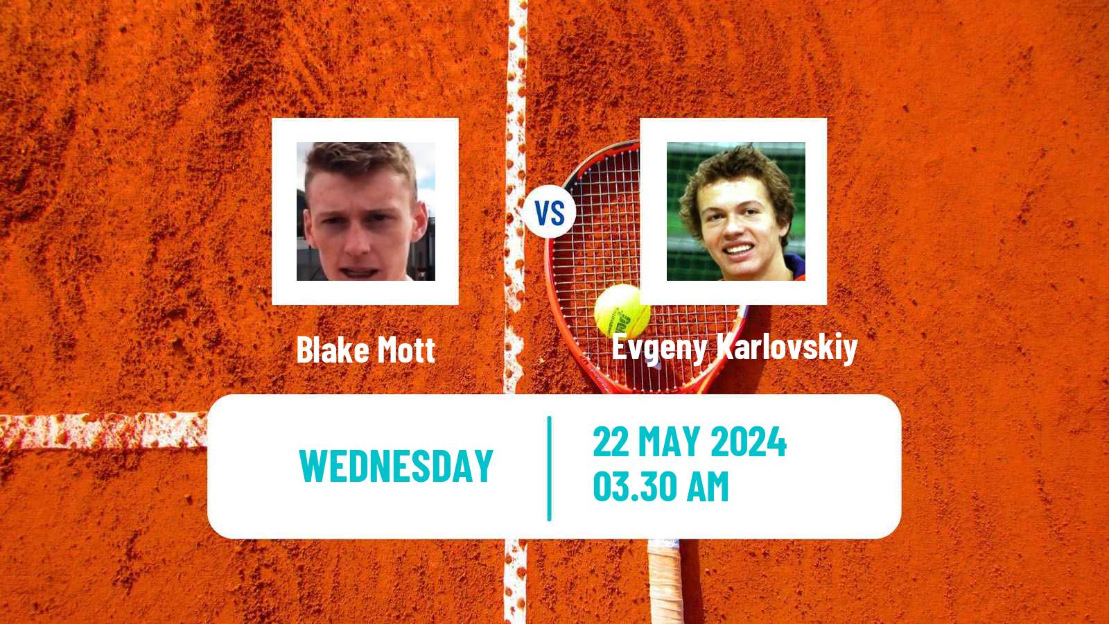Tennis Kachreti Challenger Men Blake Mott - Evgeny Karlovskiy