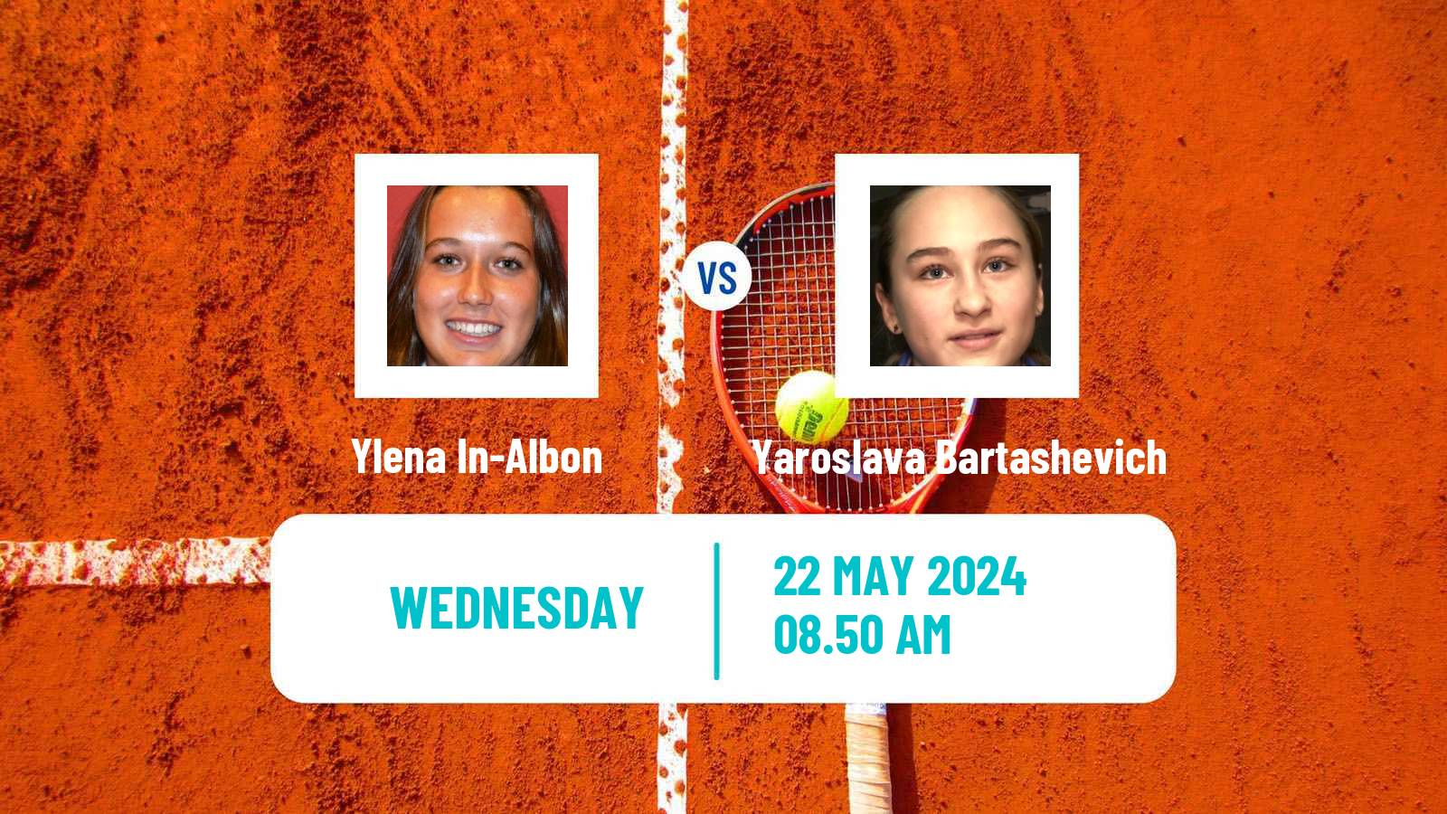 Tennis ITF W50 Otocec Women Ylena In-Albon - Yaroslava Bartashevich