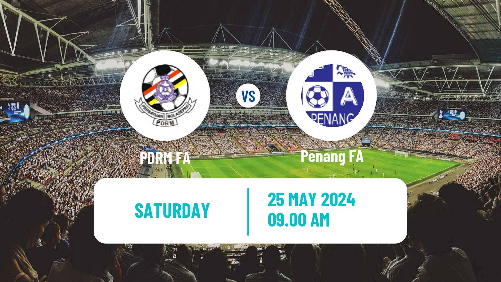 Soccer Malaysian Super League PDRM FA - Penang