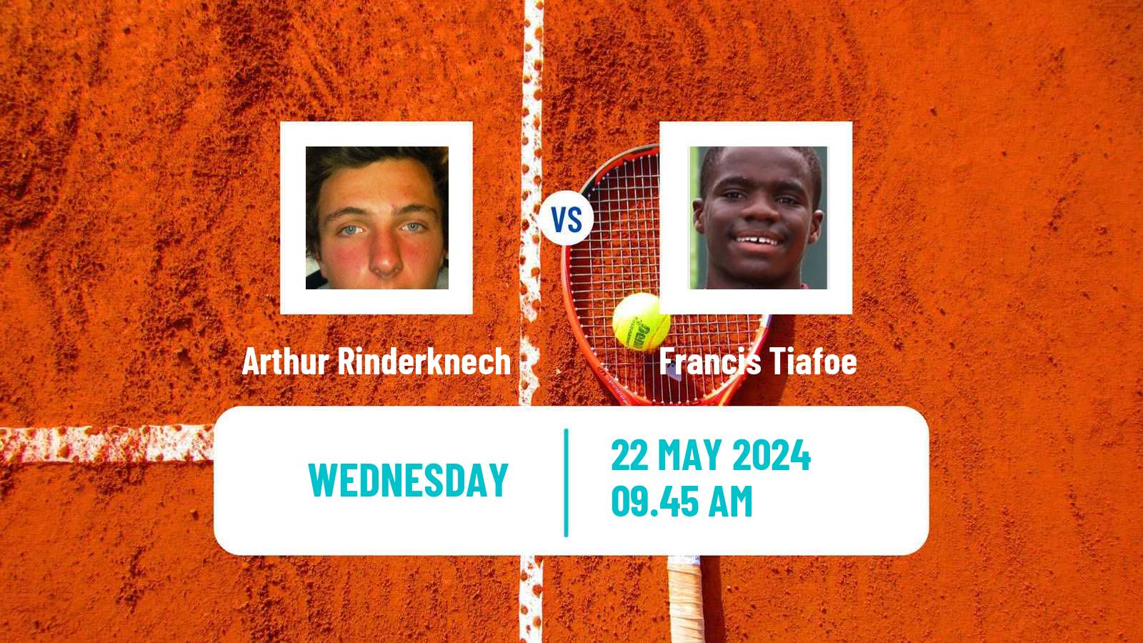 Tennis ATP Lyon Arthur Rinderknech - Francis Tiafoe