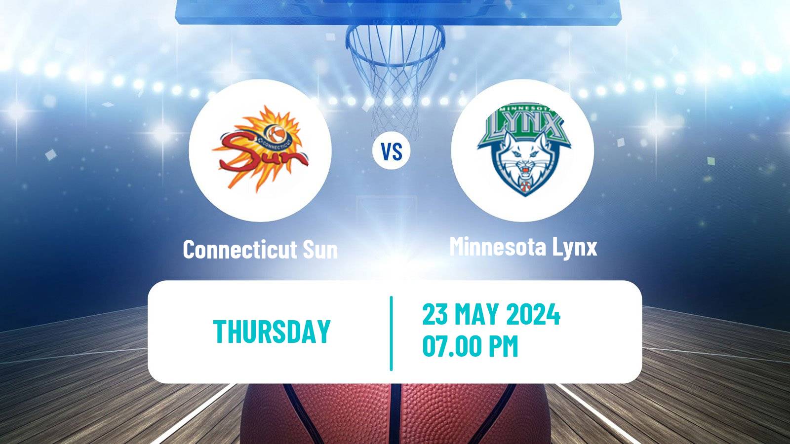 Basketball WNBA Connecticut Sun - Minnesota Lynx