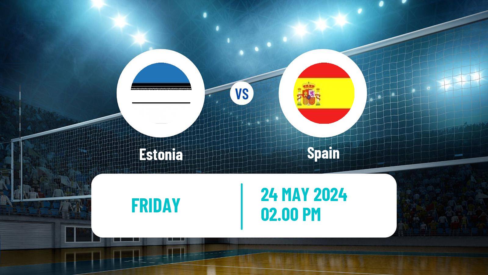 Volleyball Golden European League Volleyball Estonia - Spain