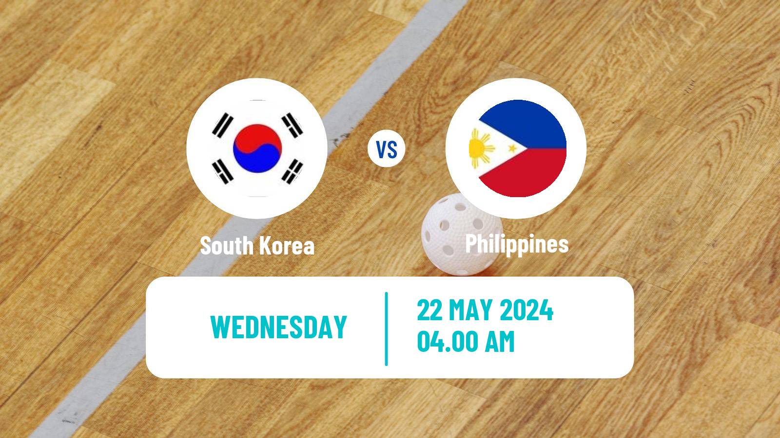 Floorball World Championship Floorball South Korea - Philippines