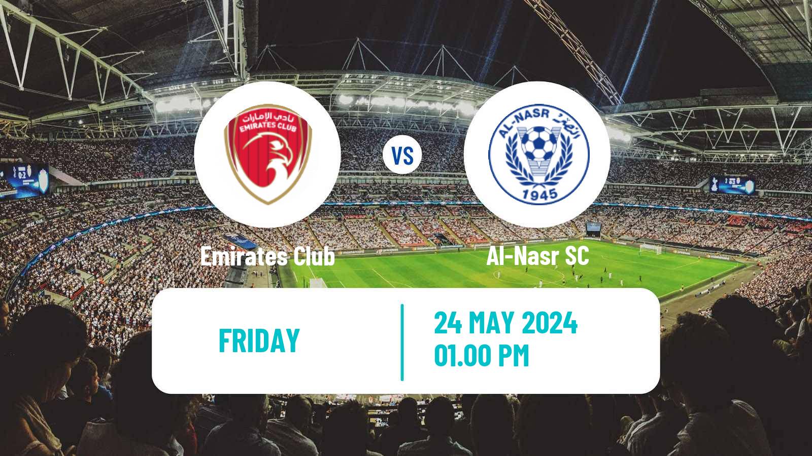 Soccer UAE Football League Emirates Club - Al-Nasr