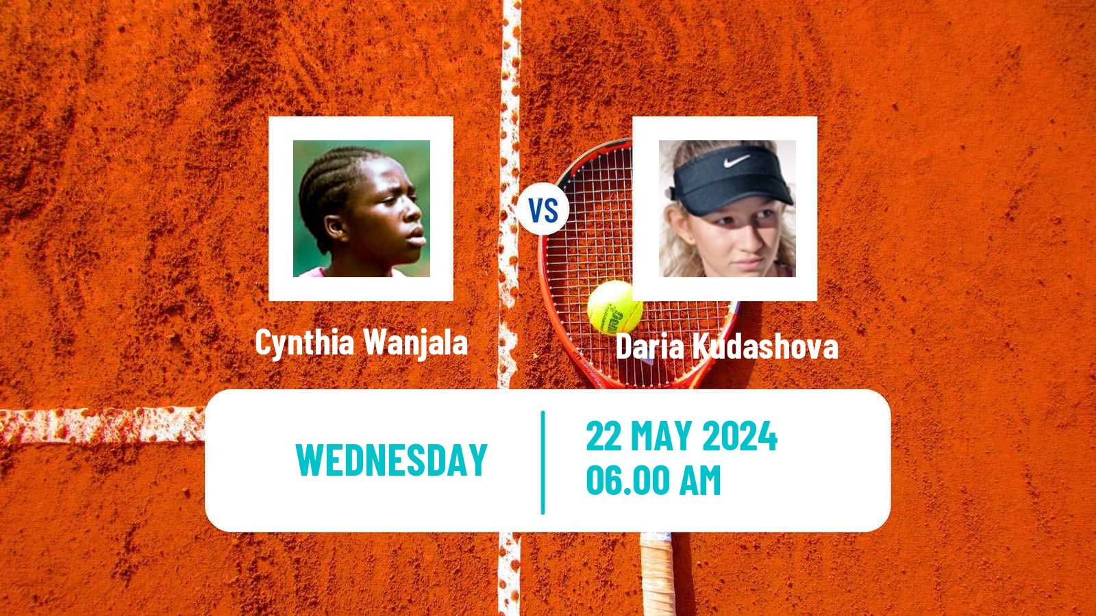 Tennis ITF W15 Monastir 19 Women Cynthia Wanjala - Daria Kudashova
