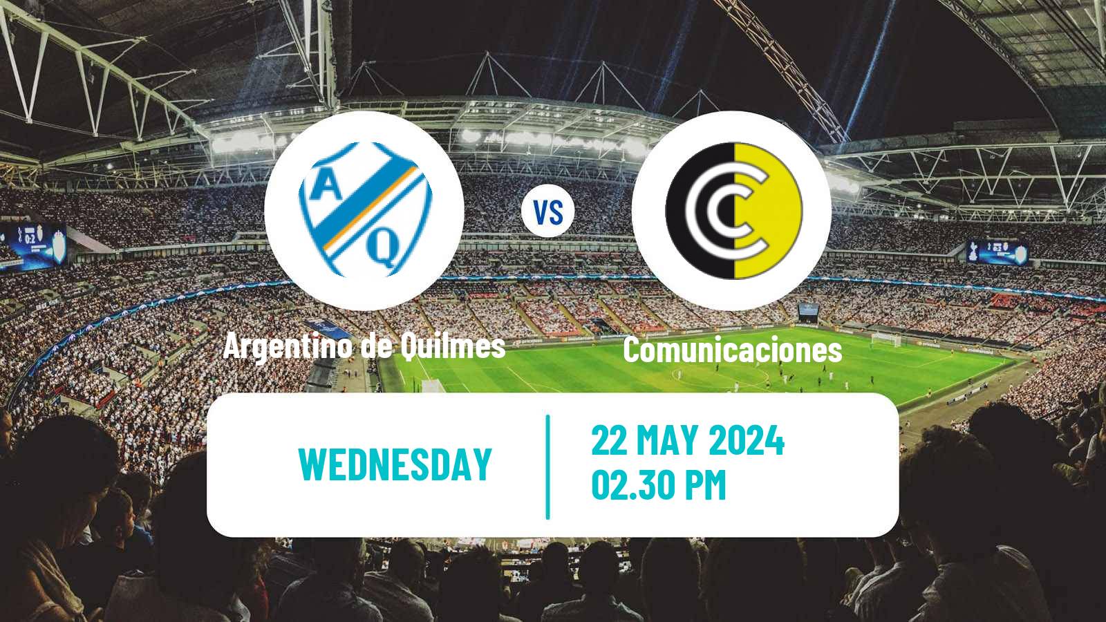 Soccer Argentinian Primera B Argentino de Quilmes - Comunicaciones