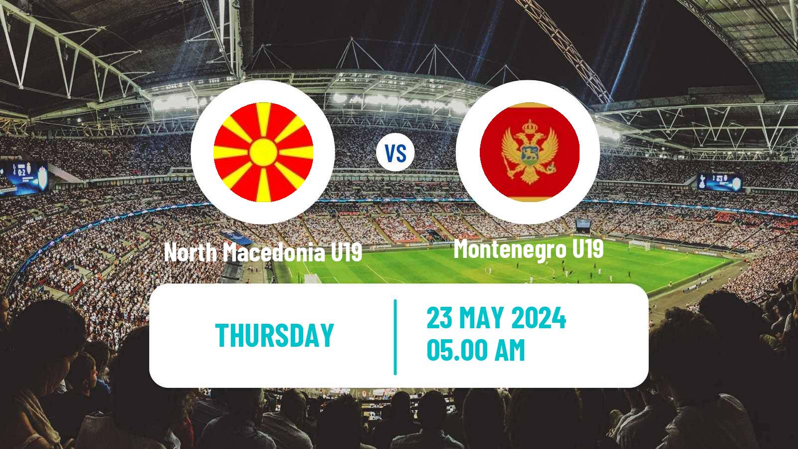 Soccer Friendly North Macedonia U19 - Montenegro U19