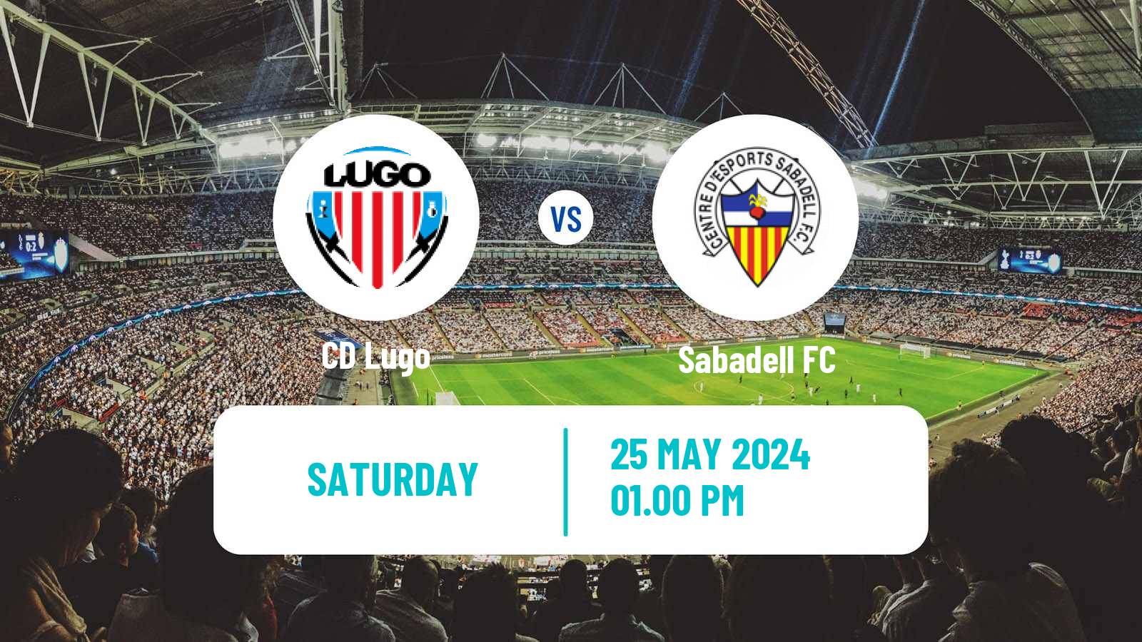 Soccer Spanish Primera RFEF Group 1 Lugo - Sabadell