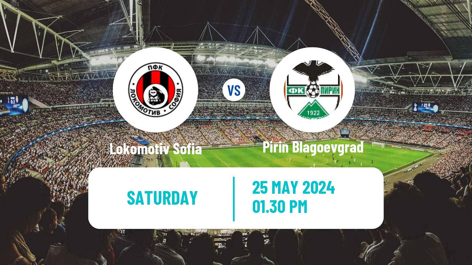 Soccer Bulgarian Parva Liga Lokomotiv Sofia - Pirin Blagoevgrad