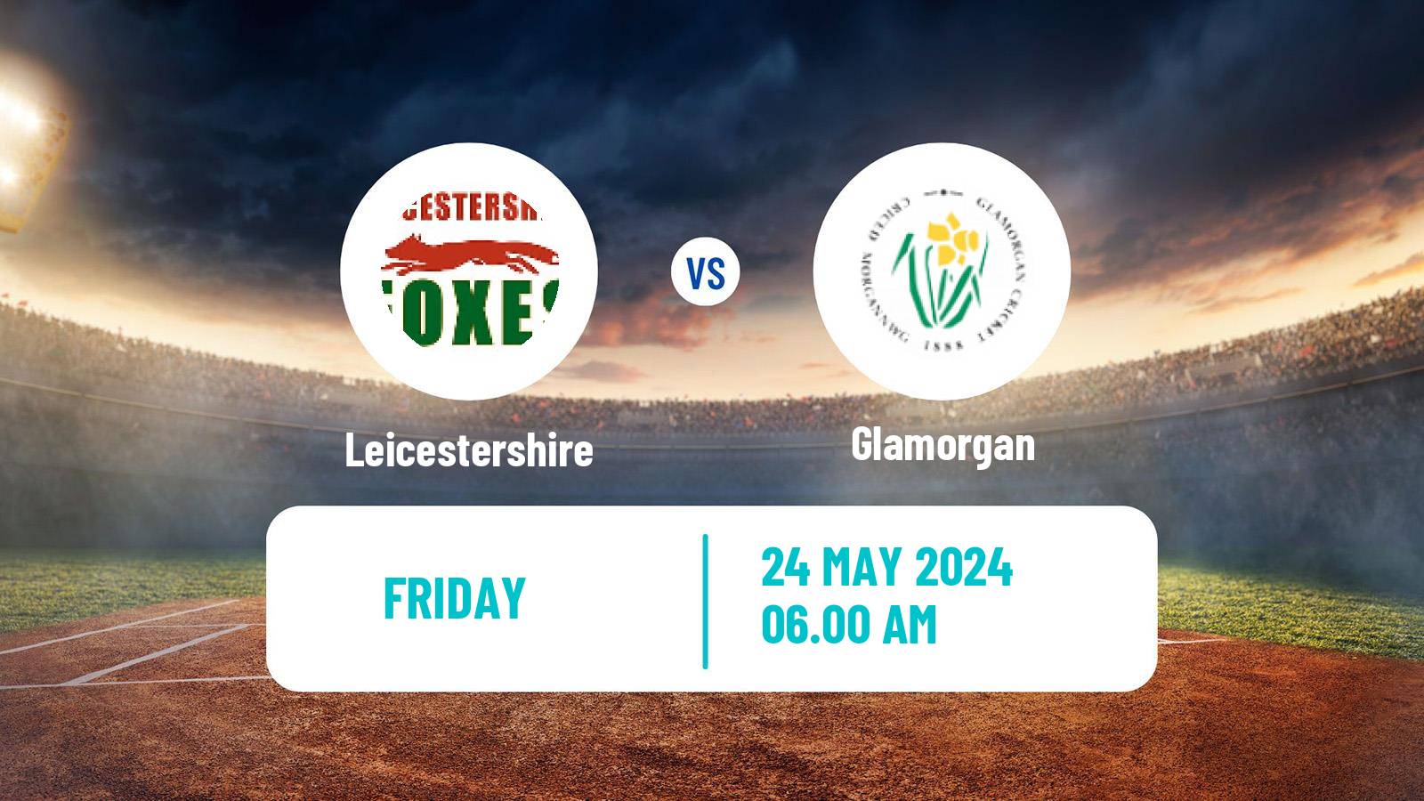 Cricket County Championship Two Cricket Leicestershire - Glamorgan