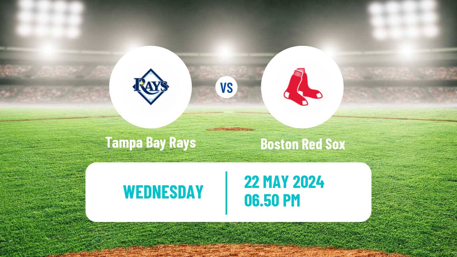Baseball MLB Tampa Bay Rays - Boston Red Sox
