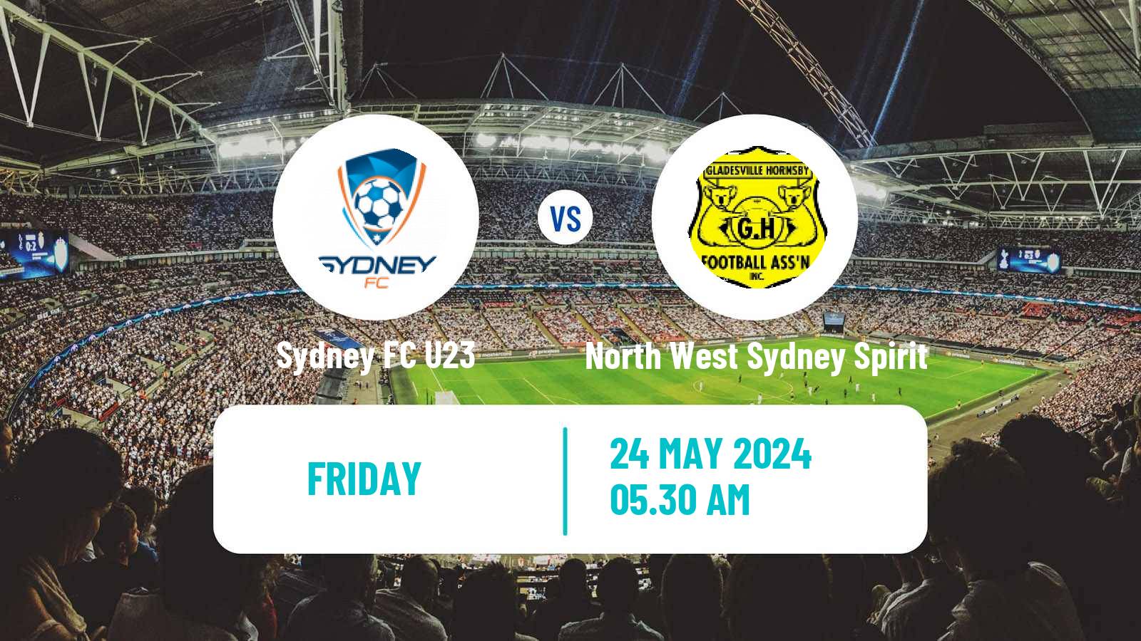 Soccer Australian NPL NSW Sydney FC U23 - North West Sydney Spirit