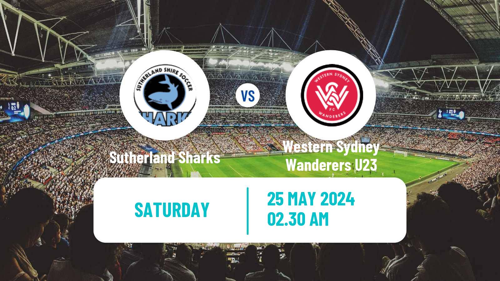 Soccer Australian NPL NSW Sutherland Sharks - Western Sydney Wanderers U23