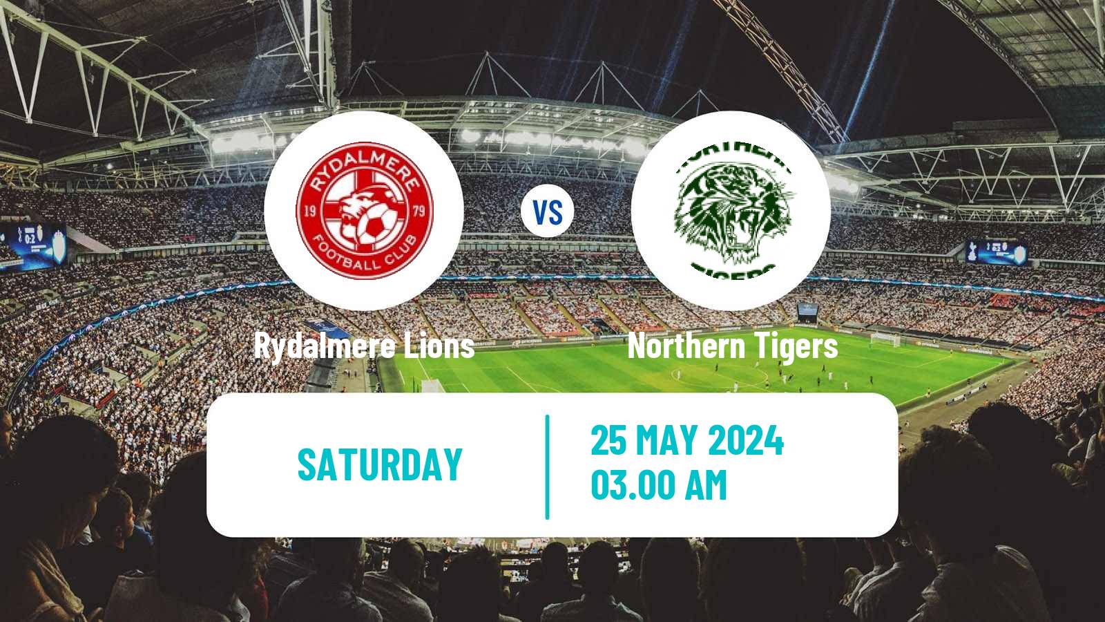 Soccer Australian NSW League One Rydalmere Lions - Northern Tigers