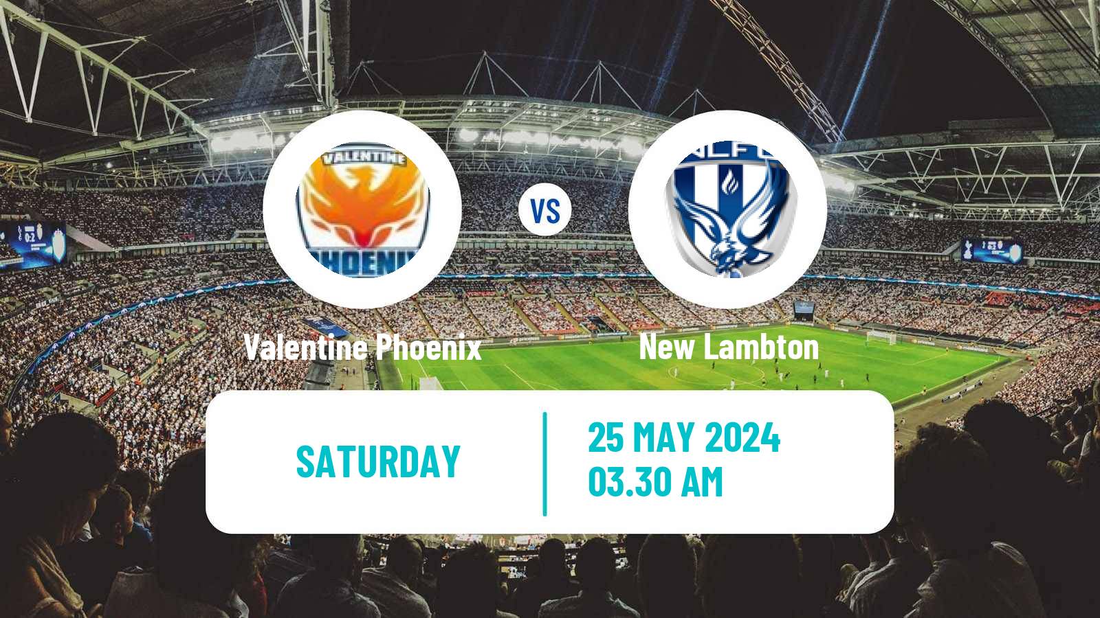 Soccer Australian NPL Northern NSW Valentine Phoenix - New Lambton