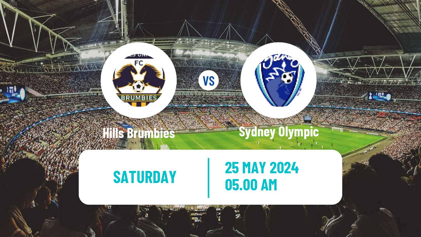 Soccer Australian NPL NSW Hills Brumbies - Sydney Olympic