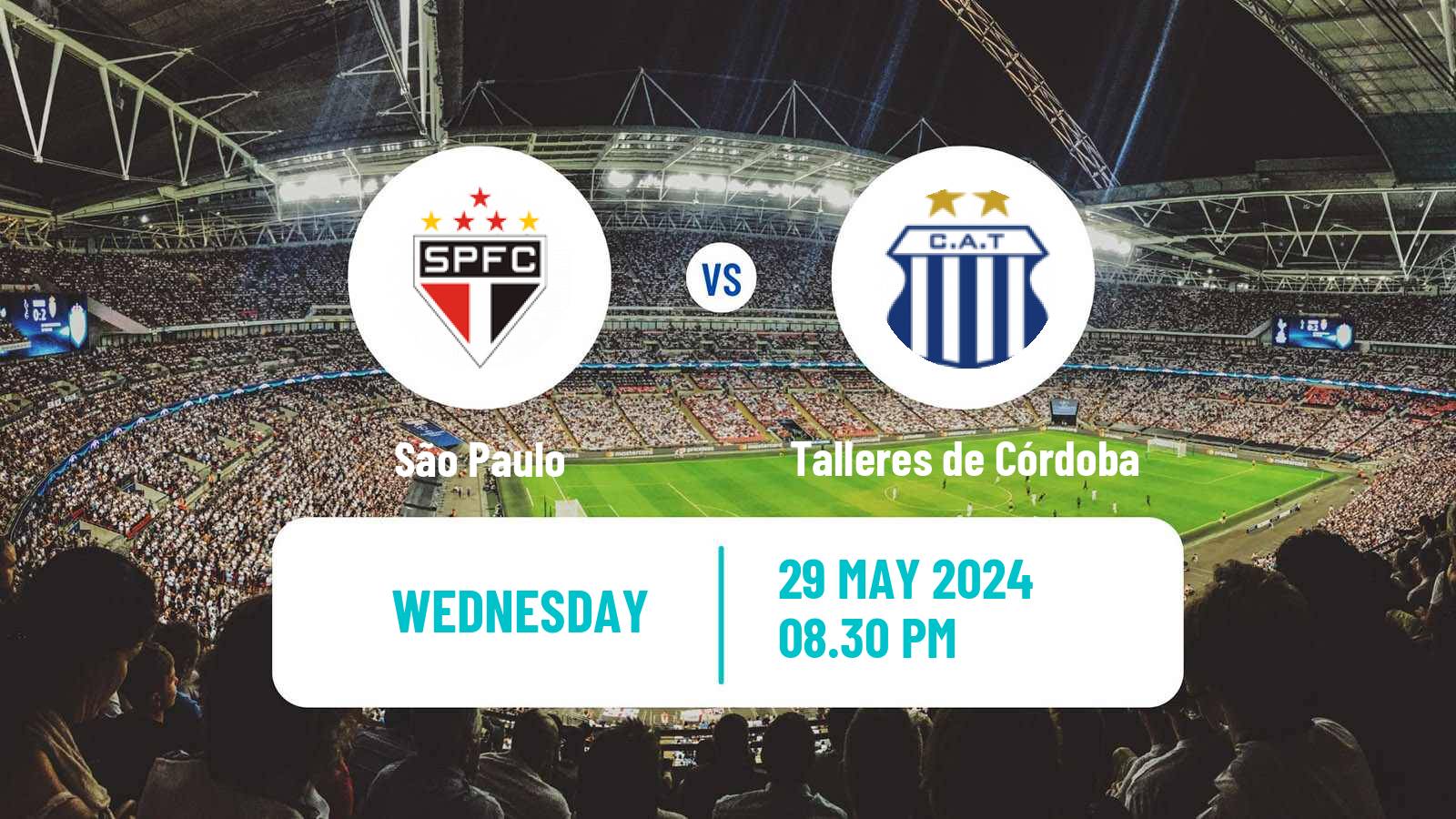 Soccer Copa Libertadores São Paulo - Talleres de Córdoba