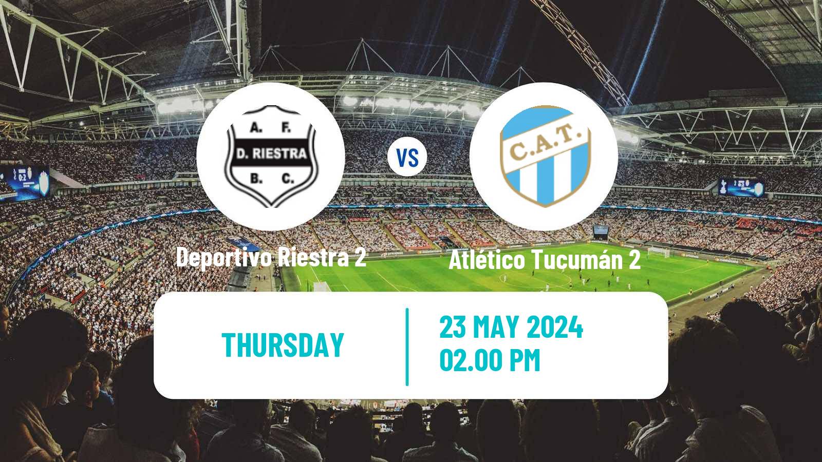Soccer Argentinian Reserve League Deportivo Riestra 2 - Atlético Tucumán 2