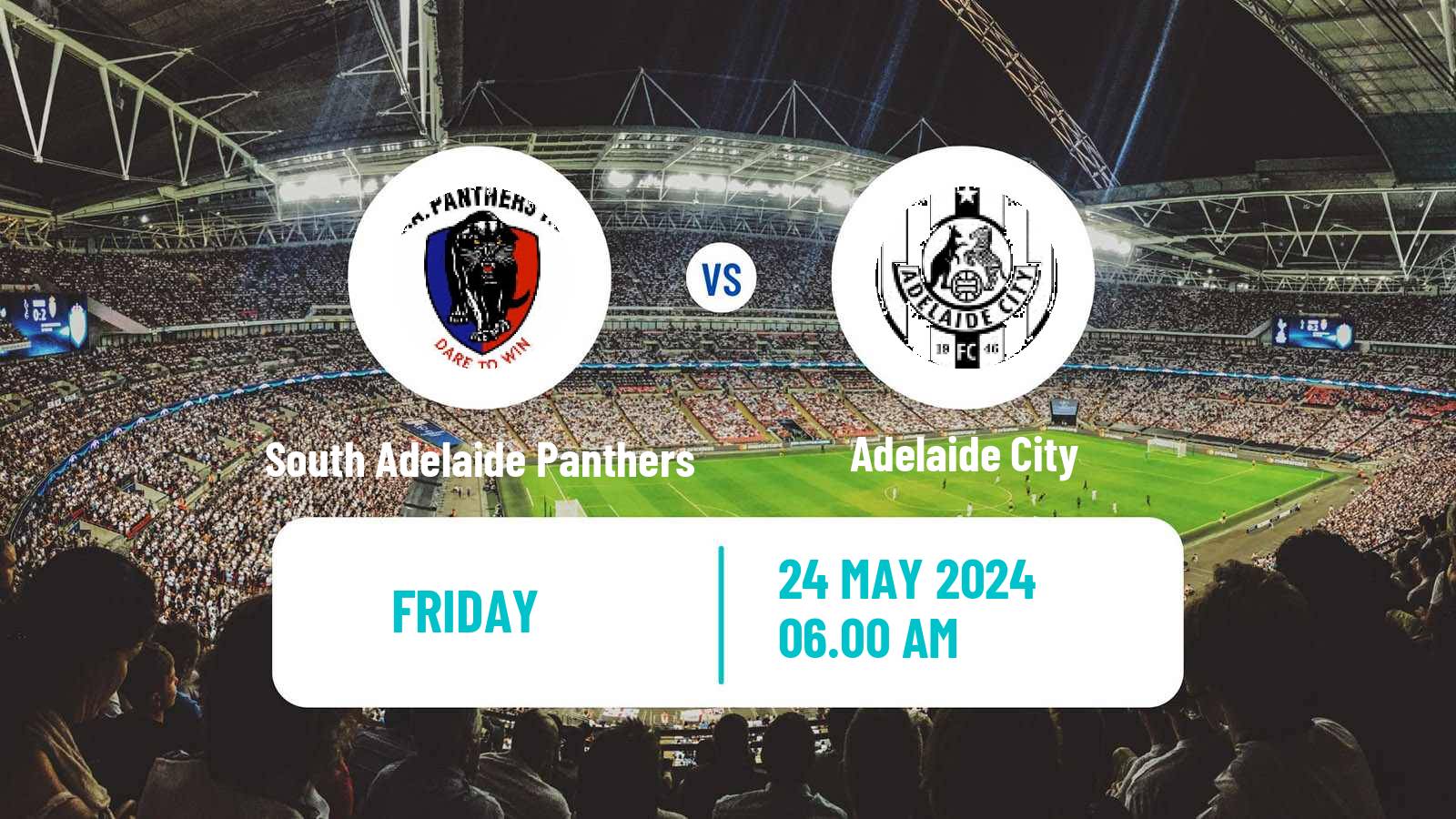 Soccer Australian NPL South Australian South Adelaide Panthers - Adelaide City