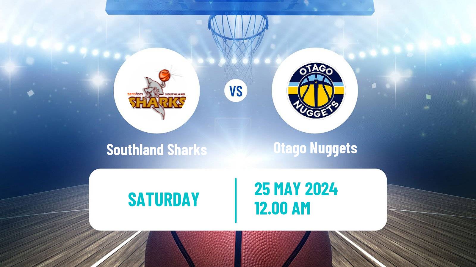 Basketball New Zealand NBL Southland Sharks - Otago Nuggets