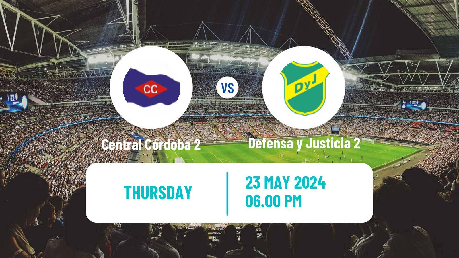 Soccer Argentinian Reserve League Central Córdoba 2 - Defensa y Justicia 2